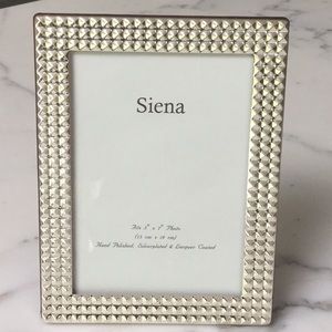 Siena Silverplated Picture Frame 5 x 7